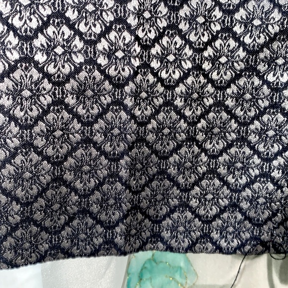 BANANA REPUBLIC BLACK/SILVER CAMDEN PANT COTTON/POLYESTER/SPANDEX SZ 2 - Picture 4 of 14